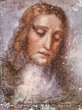  Leonardo  Da Vinci Christ's Head china oil painting image